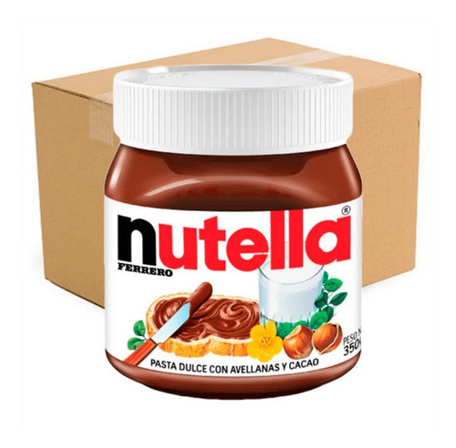 Pasta Ferrero Para Untar Sabor Nutella X350g (bulto X12)