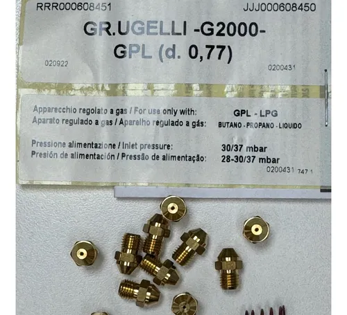 Inyectores Gpl 11 X 0,85 Para Caldera Baxi Gas Envasado N326