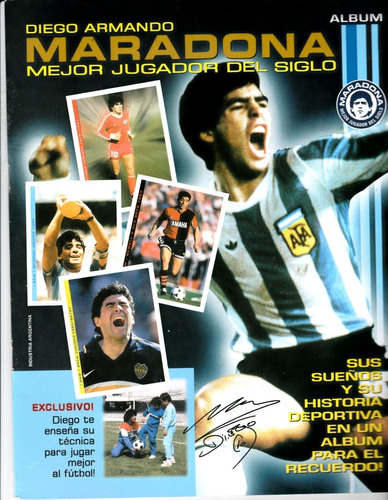  Álbum Diego Armando Maradona Completo A Pegar