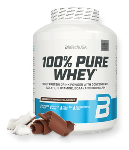 100% Pure Whey 5lib - Biotech Usa - Coconut Chocolate 