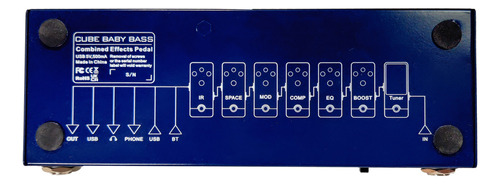 Teléfono Portátil Effect Pedal Bass Baby Multifuncional Cube