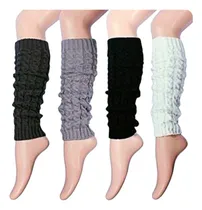 Comprar Polaina De Lana Para Pierna Con Pompón Modelos Surtidos Colores A Elección Diseños Surtidos Unico