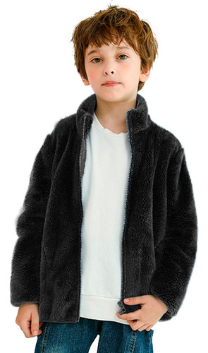 Jaqueta Infantil Menino Urso Inverno Fleece Inverno Plush 