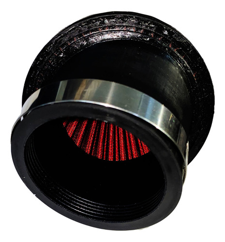 Filtro De Aire De Alto Flujo Con Angulo Rojo 16 Cm
