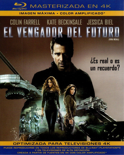El Vengador Del Futuro Colin Farrell Pelicula 4k Blu-ray