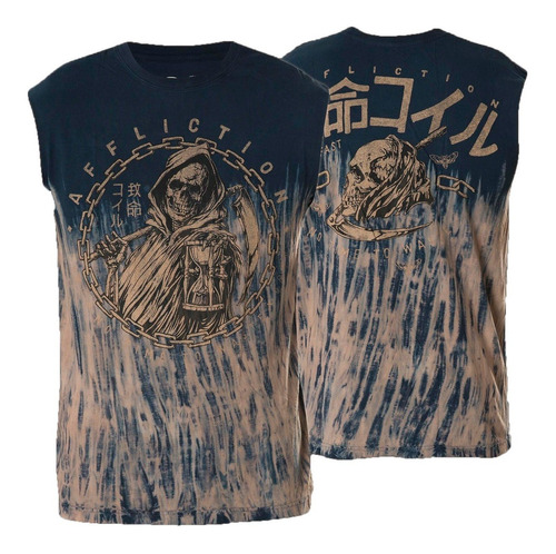 Imagen 2 de 2 de Musculosa Affliction Remera Sin Mangas
