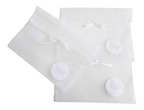 Kit Saquinho De Maternidade Branco (3 Peças)