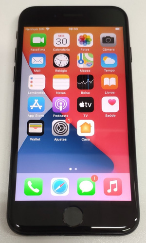 Apple iPhone 7 128gb Jet Black Preto Brilhante Anatel 4g 4.7