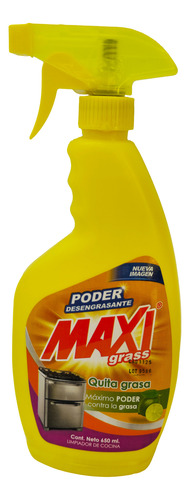 1 Pieza Quita Grasa Limpiador Cocina Ardeli Maxigrass 650ml