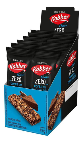 Barra Cereal Torta Choc Zero Classic Kobber Dp 12unid