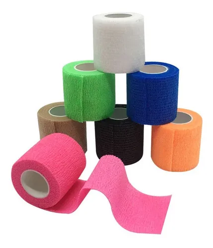 Vendaje Autoadhesivo Elástico Deportes Color Rosa Recuperac
