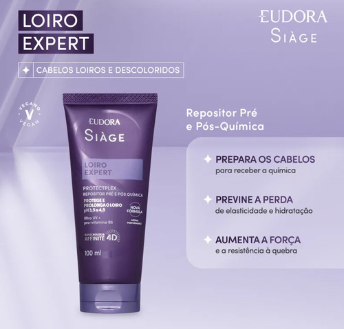 Repositor Pré E Pós Química Siàge Protect Plex Loiro Expert