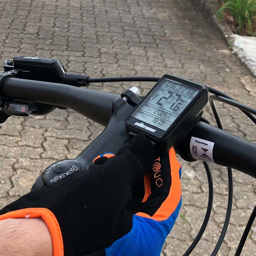 Imagem 3 de 3 de Velocímetro Ciclocomputador Bicicleta Várias Funções Luz Not