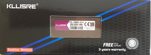 Imagem 3 de 3 de Memória Gamer Kllisre Ddr3 8gb/1866mhz Pc-12800 100%