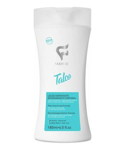 Loção Hidratante Corporal Talco 180ml - Fashion