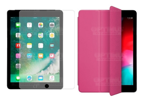 Vidrio Templado Y Estuche Smart Case Para Tablet iPad 9.7