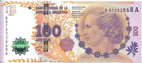 Bottero 4321a $100 Evita Reposicion Fg2 Sin Circular Palermo