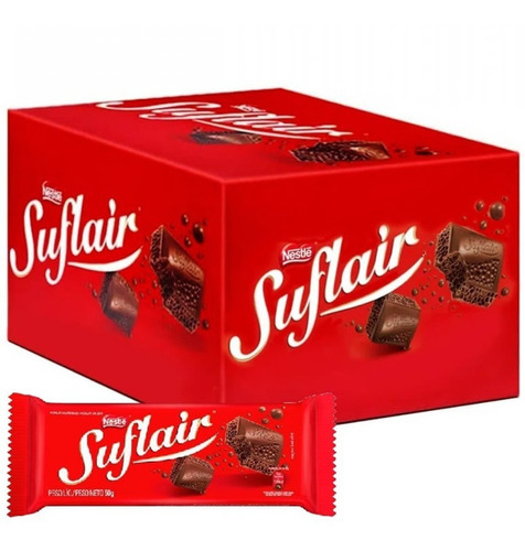 Chocolate Suflair Ao Leite 50gr C/20un - Nestlé