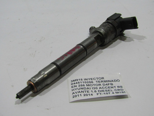 Inyector 0445110256 Terminado En 256 Motor D4fb Hyundai (Usado)