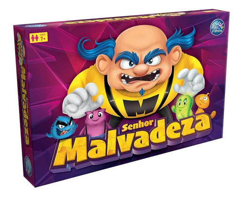 Jogo De Tabuleiro Infantil - Senhor Malvadeza - Pais E Filh