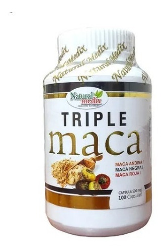 Maca Triple Andina Roja Negra Triple Maca Potencia Maxima