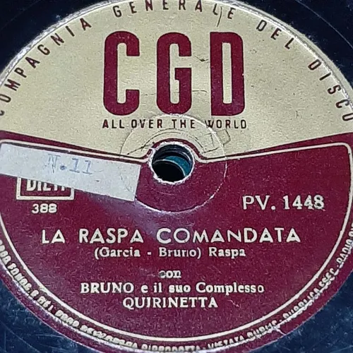 Pasta Teddy Reno Lelio Luttazzi Bruno Quirinetta Cgd C339 (Usado)