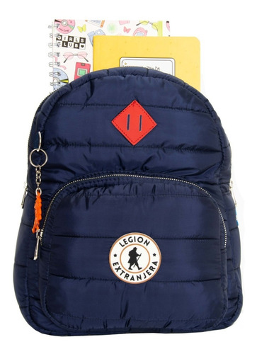 Imagen 4 de 8 de Mochila Alison Pop Marino