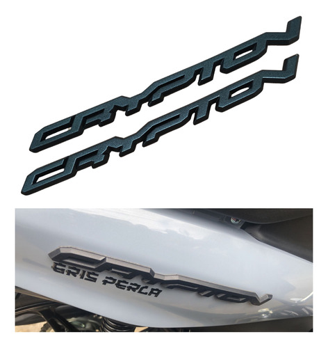 Emblemas Yamaha Crypton Traseros Cola