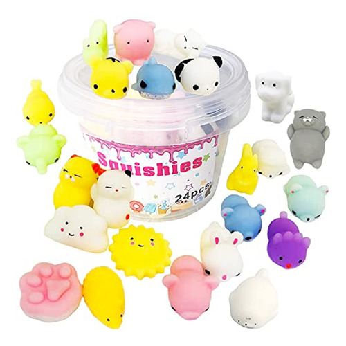 Squishy Vg Anti Stress Juego De 24 Juguetes Mochi Squishy Co