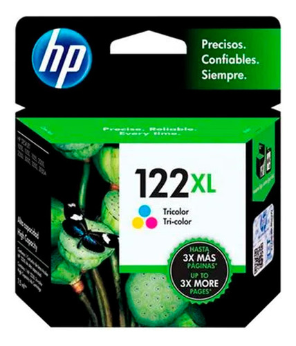 Cartucho De Tinta Hp 122xl Tricolor Ch564hl