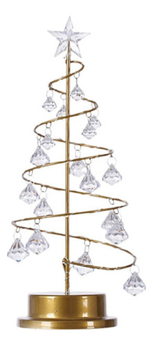 Lámpara De Árbol De Cristal Con Colgante De Acrílico Navideñ