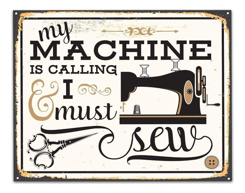 My Machine Is Calling And I Must Sew - Vintage Sewing Room .