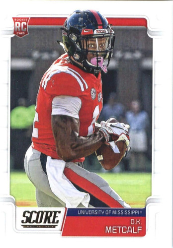 2019 Puntuación De Fútbol 352 D.k. Metcalf Ole Miss Rebels R