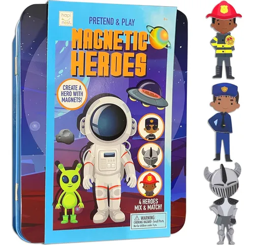 comprar Set De Juego Hapinest Magnetic Heroes Pretend And Play Trave
