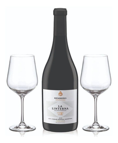 Vino Bemberg La Linterna Finca Las Piedras Pinot Noir+ Copas