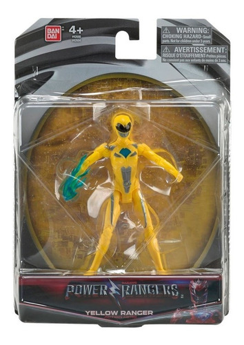 Figura Power Rangers The Movie Ranger Amarelo Da Sunny 1250