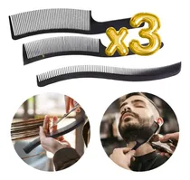 Comprar Trio Peines Curvos Peluquería Barbería Corte Cabello 3 Pzs F