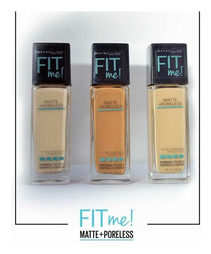 Fit Me® Matte + Poreless Foundation Maybelline Original