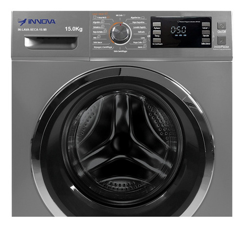 Imagen 3 de 4 de Lavadora Secadora Innova 15kg 110 Protección Contra Descarga