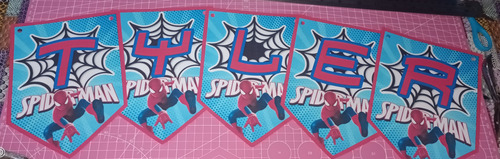 Banderines Imprimibles Hombre Araña