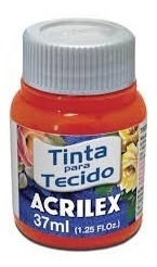 Tinta Para Tecido 37ml Acrilex Kit C/ 12 Cores A Sua Escolha