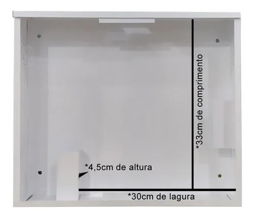 Rack Vertical Caixa Organizadora Metálica Dvr Cftv Fonte