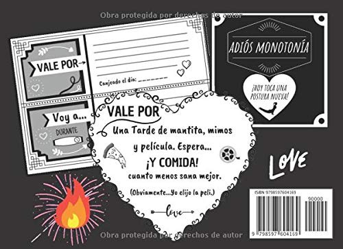 60 Vales Sexuales Mi Regalo Para Los Dos.: Disfruta En Parej