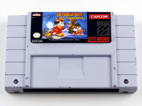 The Magical Quest Starring Mickey Mouse Super Nintendo Snes