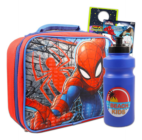 Bolsa De Almuerzo Spiderman De Marvel Shop Para Ninos, Pa...