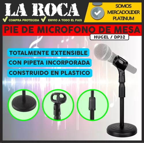 PIE DE MICRÓFONO DE MESA EP-019