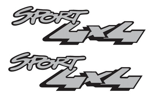 Calcas Sticker Sport 4x4 Para Batea Compatible Con F150
