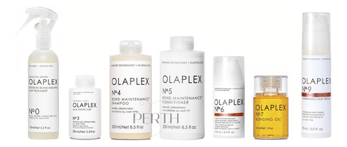 Kit Olaplex Mantenimiento Semanal Pasos 0, 3, 4, 5, 6, 7 Y 9