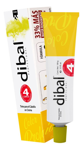 Tinte Para Cabello En Crema Dibal 100g Los Colores