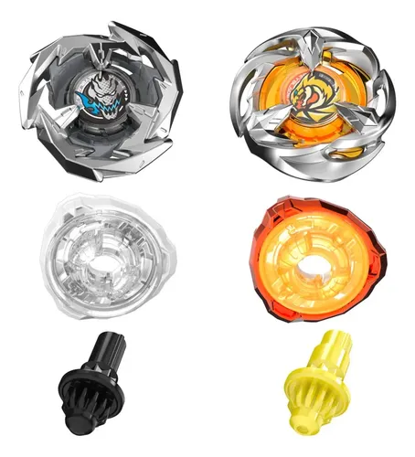 Beyblade X Gale Wyvern 3-60t E Espada Dran 3-80b Cinza Li
